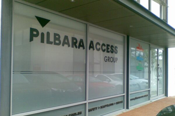 Perth stripes and signs window graphics safety glass for modern architectural