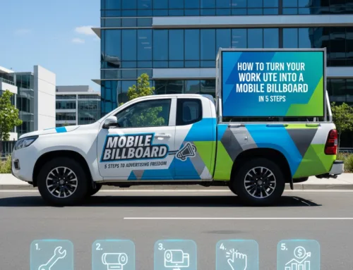 How to Turn Your Work Ute into a Mobile Billboard in 5 Steps